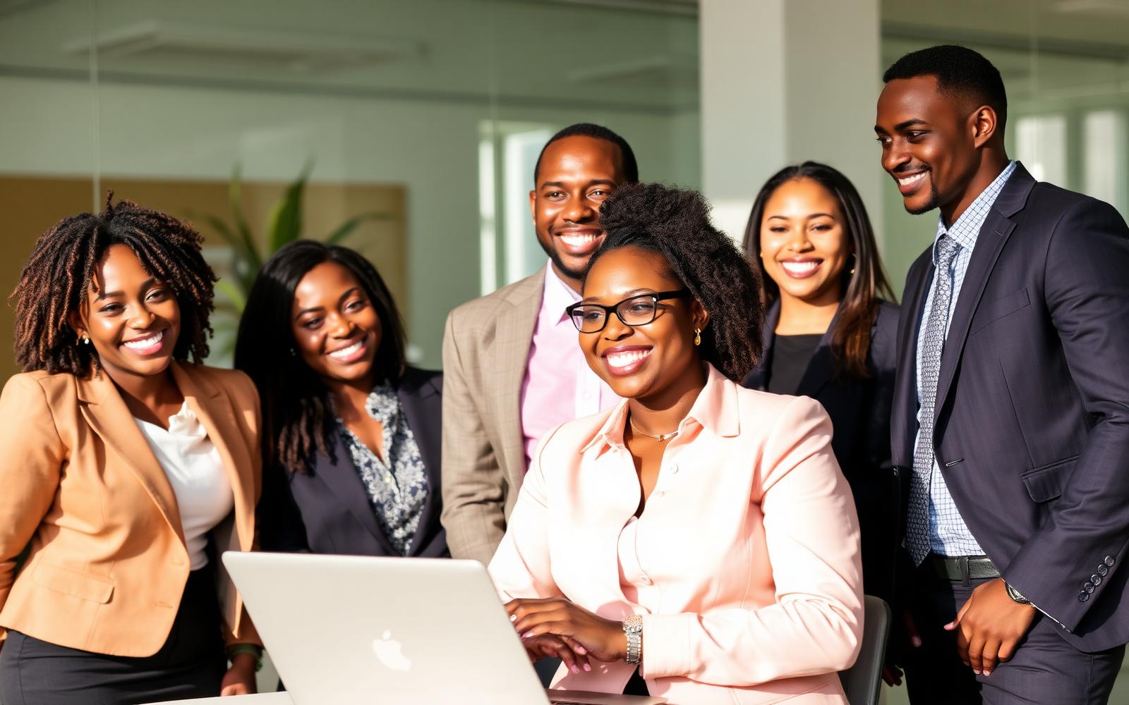 Bahari Careers team in the Nairobi office